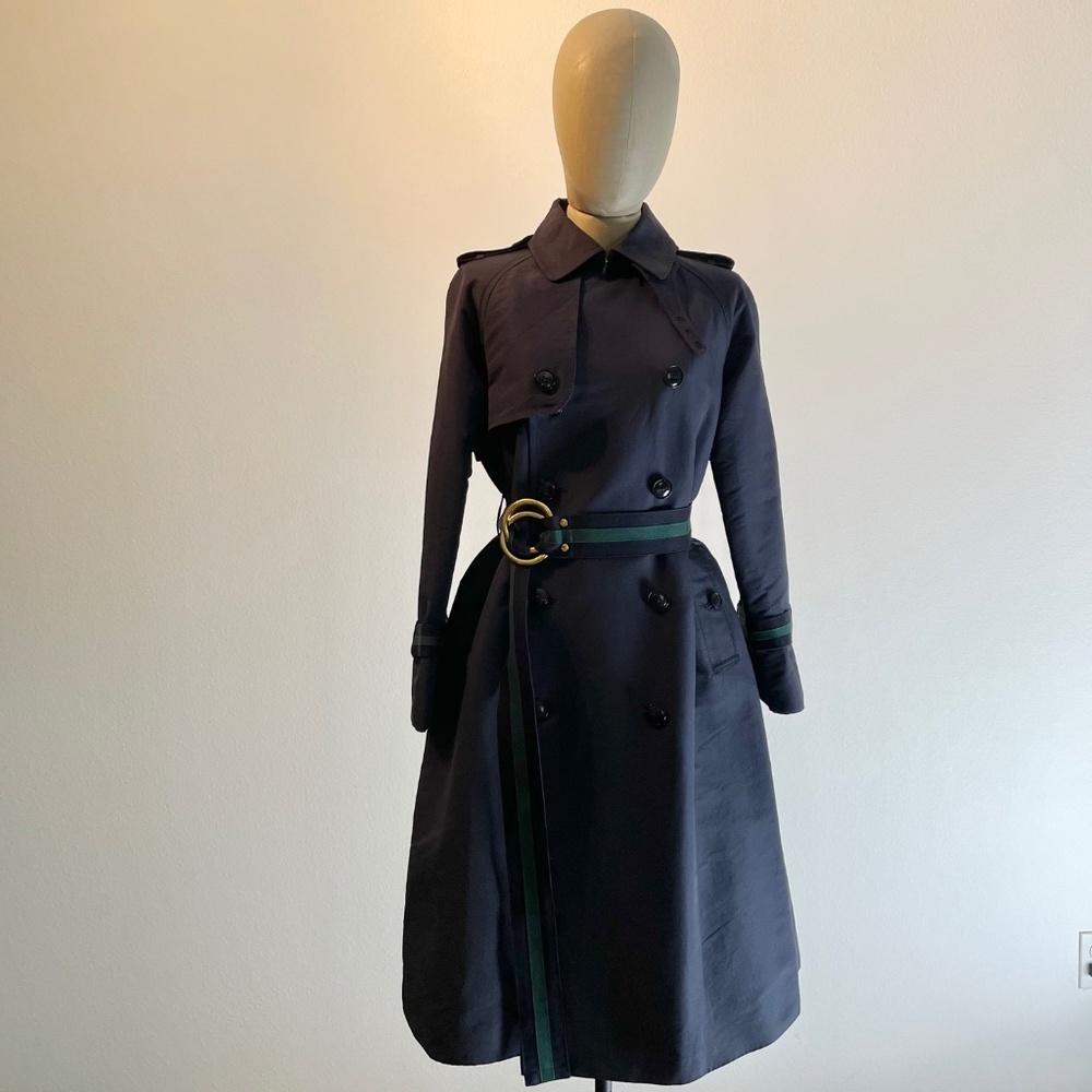 MUVEIL WOMEN FRONT BELTED TRENCH COAT